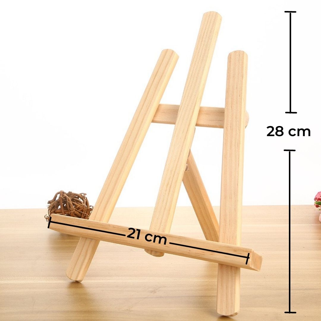 Mini Foldable Wooden Easel 21x28cm