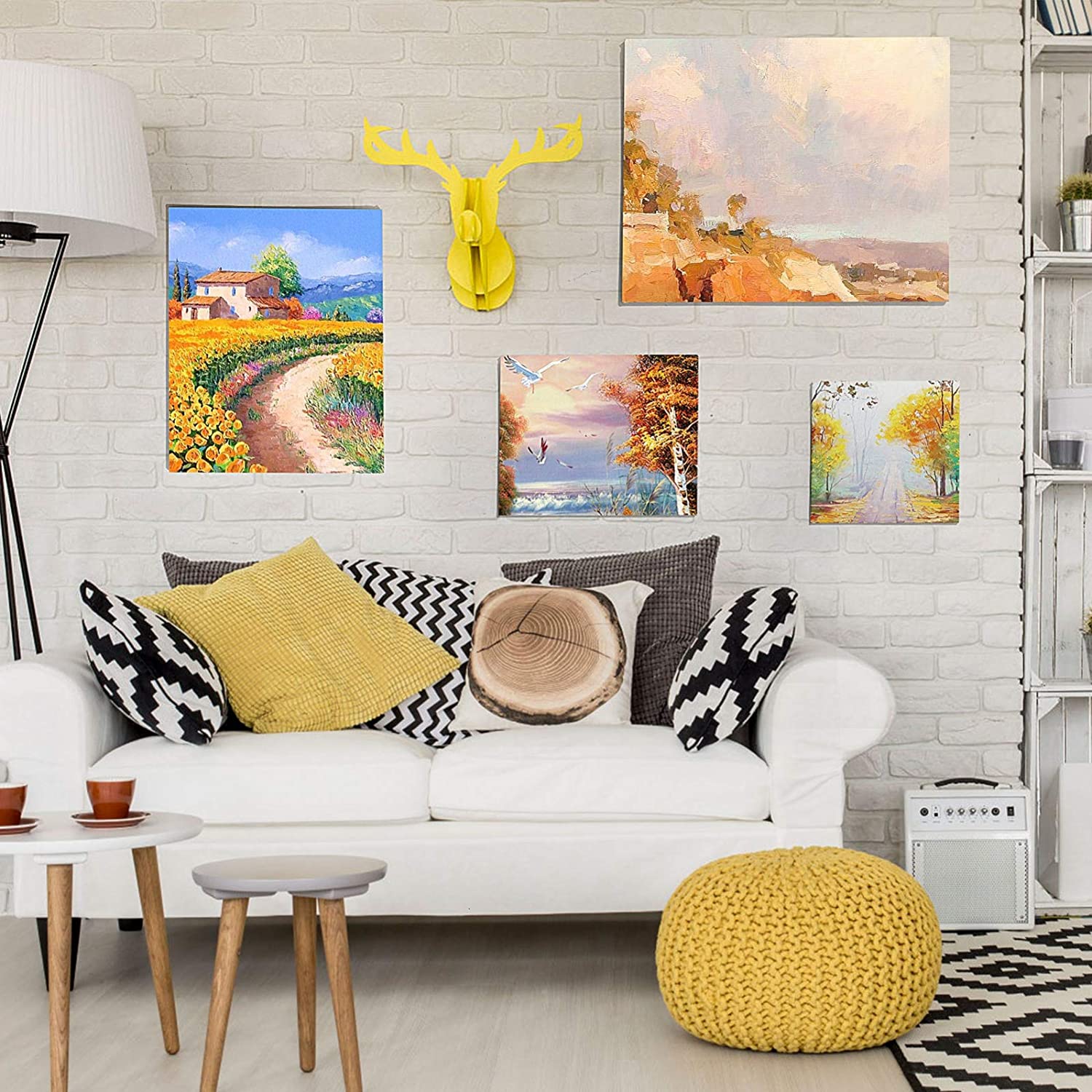 Stretched White Canvas Boards